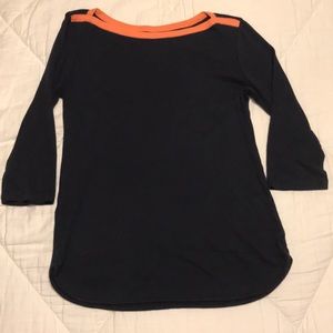 GAP 3/4 sleeve boatneck sweater